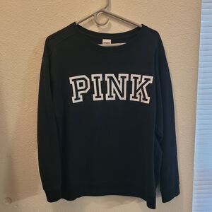 PINK black sweatshirt size m